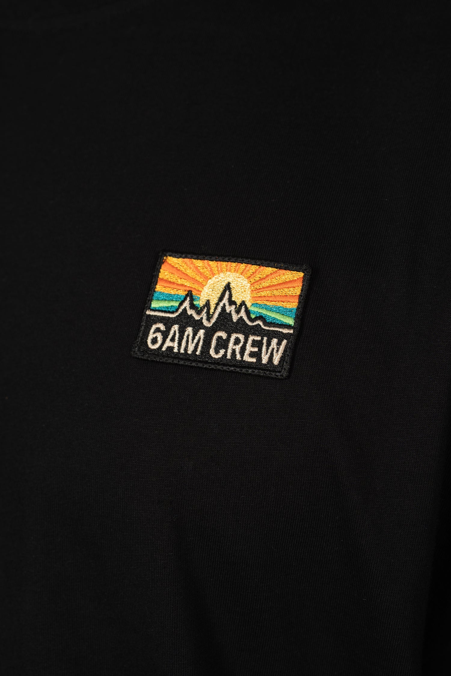 6AM - CREW SHIRT SCHWARZ